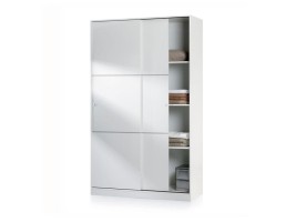 Armario con puertas correderas Bet blanco
