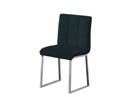 Silla de tapizado moderno Ágora color Negro