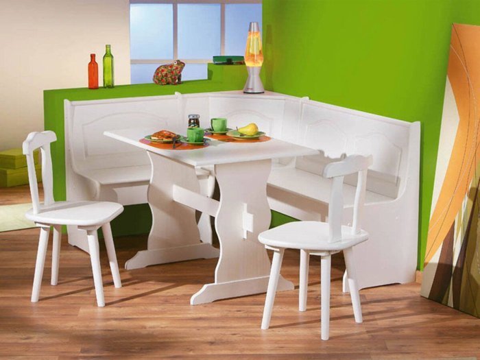 Grillo rebanada Instalaciones Conjunto de mesa, sillas y banco de madera Tirol
