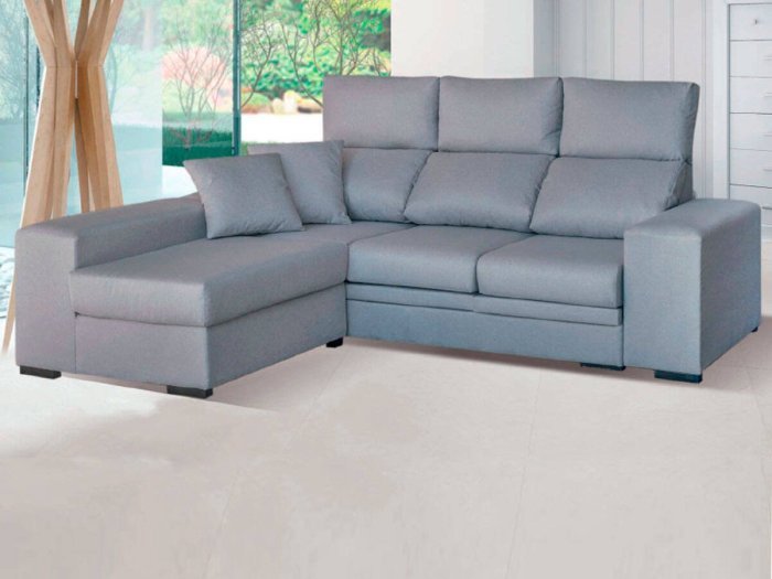 Sofá chaise-longue partida...