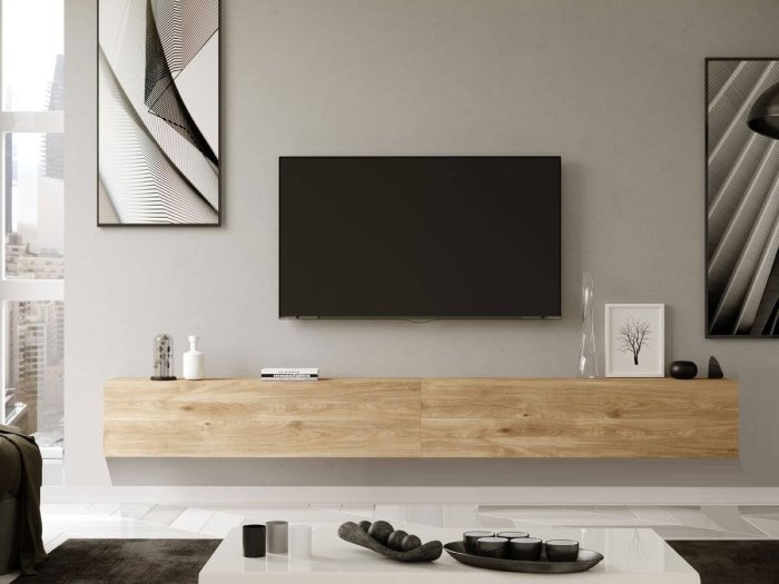 El panel TV gran formato, un moderno mueble para el salón de casa