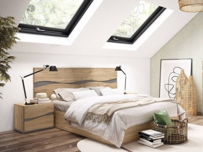 Dormitorio modelo FREDI con canapé abatible