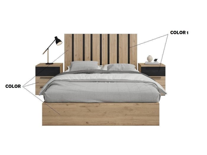 Habitación de matrimonio modelo VINTÉ...