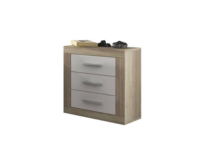 Mesita 3 cajones Amber