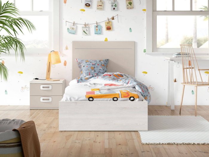 Mesita 2 cajones Alfa Star