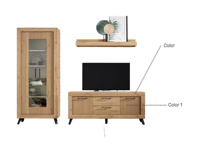 Mueble salón comedor modelo DAKOTA Three