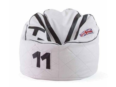 Pouff pera Deportivo blanco