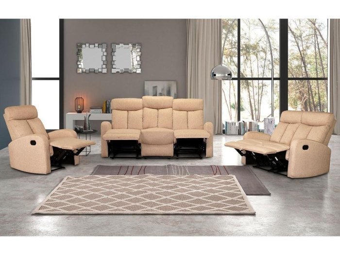 Sofá de 2 plazas con relax Júpiter