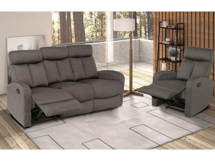 Sofá de 2 plazas con relax Júpiter