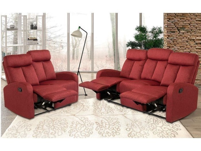 Sofá 3 plazas con relax Júpiter