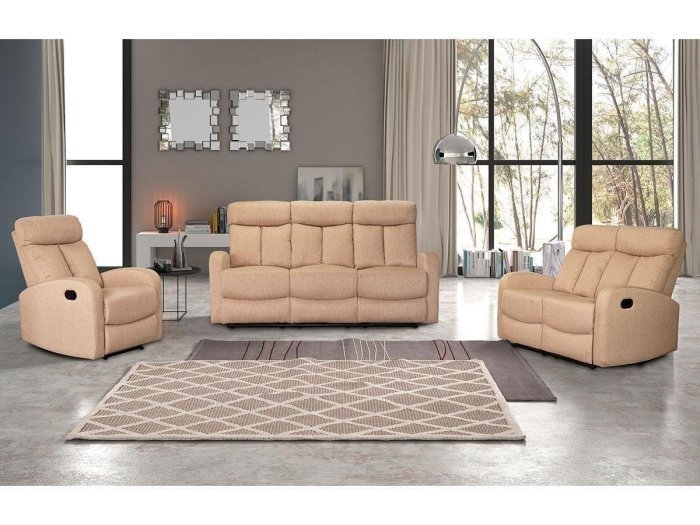 Sofá 3 plazas con relax Júpiter