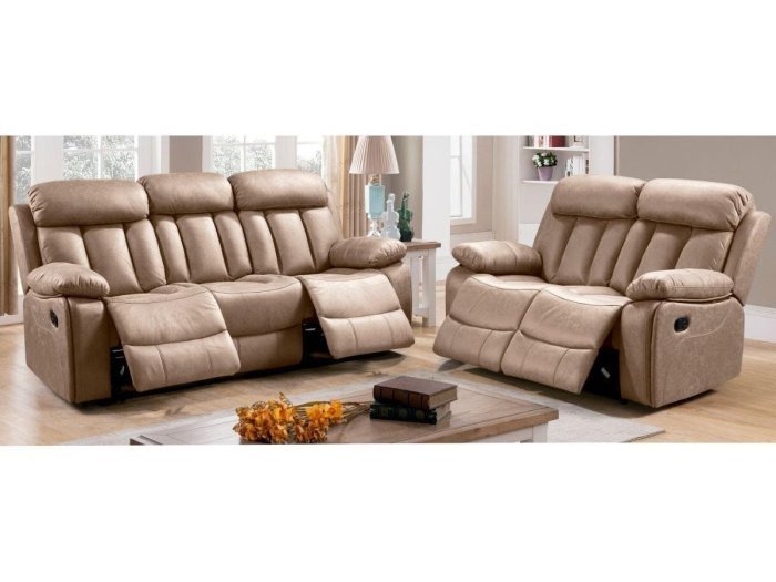 Sofá de 3 plazas con 2 relax Sky