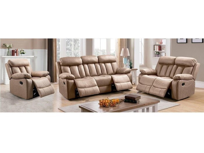 Sofá de 3 plazas con 2 relax Sky