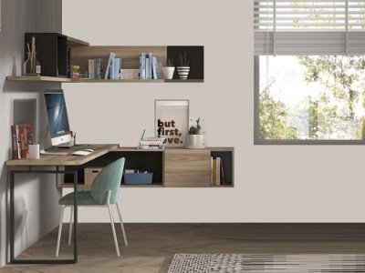 Escritorio juvenil esquinero modelo MUNDI