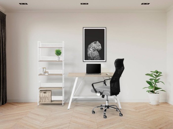 Escritorio con patas metálicas modelo...