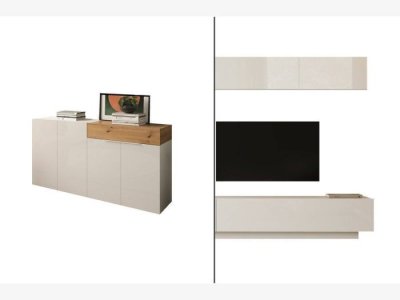 Conjunto aparador y apilable TV modelo ELVIRA
