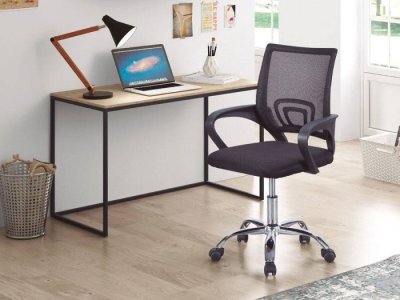 Escritorio 120 cm Ovo roble-negro