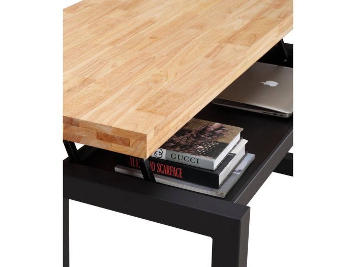 Mesa de centro elevable Henar...