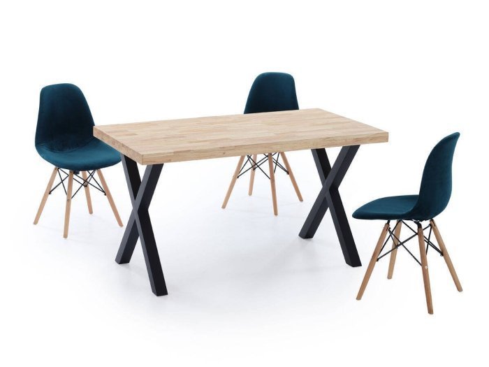 Mesa comedor fija Nagore roble-negro