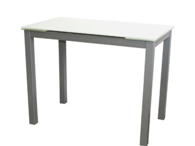 Mesa de cocina extensible Samuel color blanco
