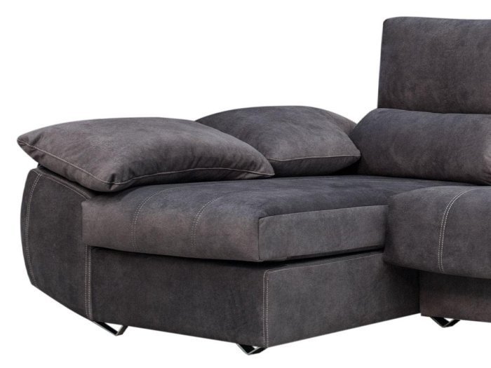 Sofá chaisselongue Sol con patas... Sofá chaisselongue Sol con patas...