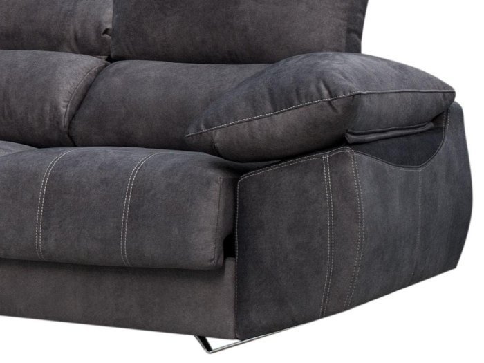 Sofá chaisselongue Sol con patas... Sofá chaisselongue Sol con patas...