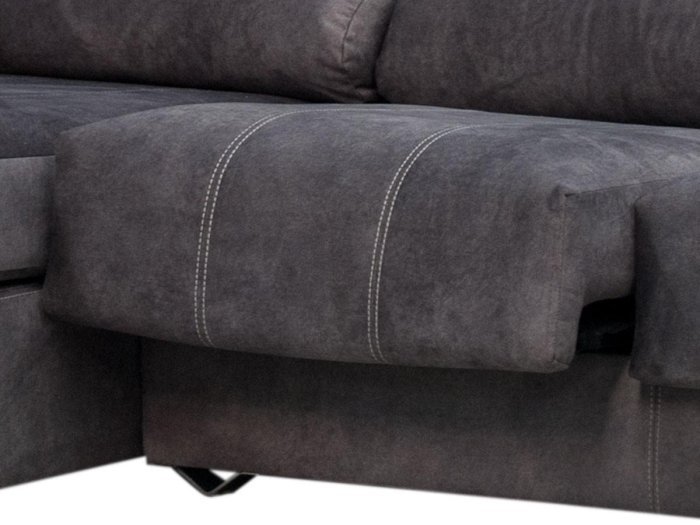 Sofá chaisselongue Sol con patas... Sofá chaisselongue Sol con patas...