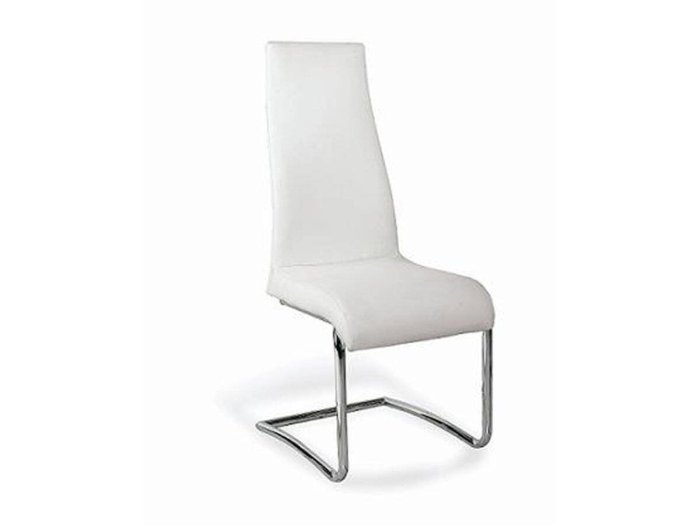 Silla de respaldo alto Geno color blanco