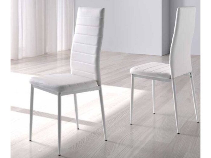 Silla tapizada White