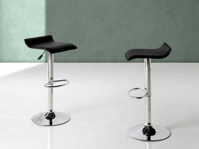 Taburete Basic negro