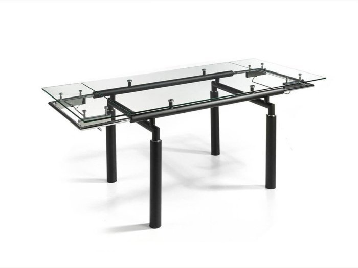 Conjunto mesa cristal y sillas Fanton