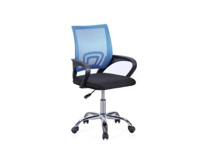 Sillón de oficina Design negro-azul