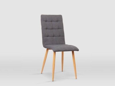 Silla de comedor modelo PRIYA gris piedra