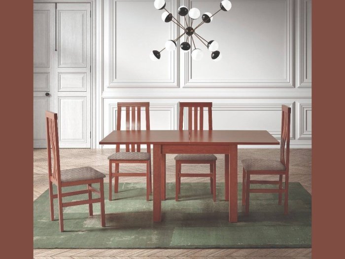 Silla de madera con barrotes modelo... Silla de madera con barrotes modelo...