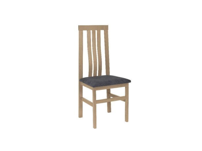 Silla de madera con barrotes modelo... Silla de madera con barrotes modelo...