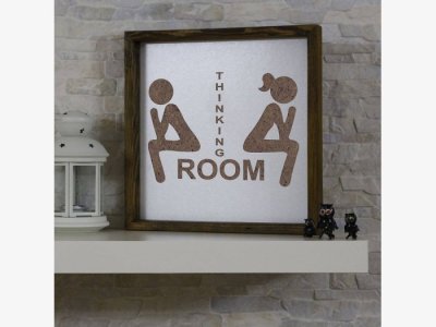 Aplique decorativo modelo THINKING ROOM