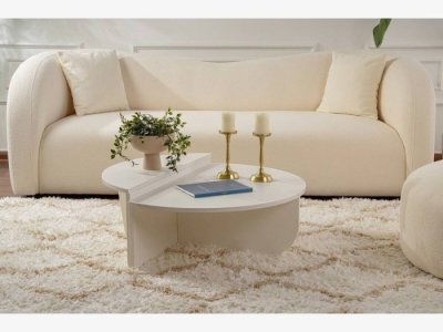 Mesa de centro con forma modelo PETE