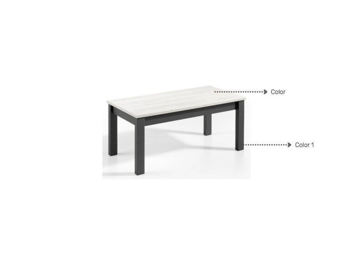 Mesa de centro elevable modelo SELVA