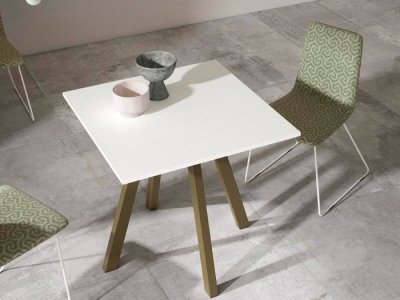 Mesa de comedor cuadrada extensible modelo SAN
