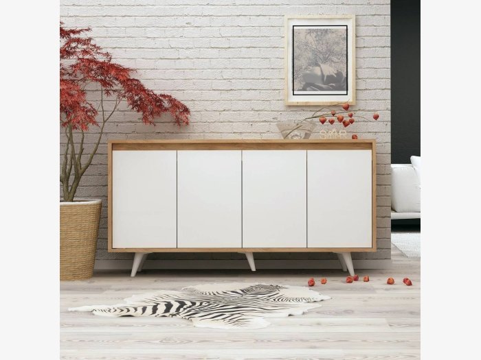 Mueble aparador en blanco...