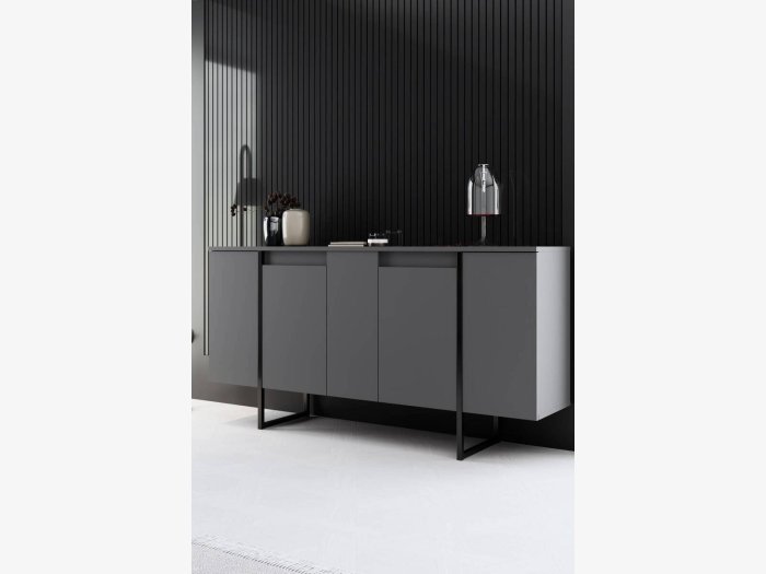 Mueble aparador en gris...