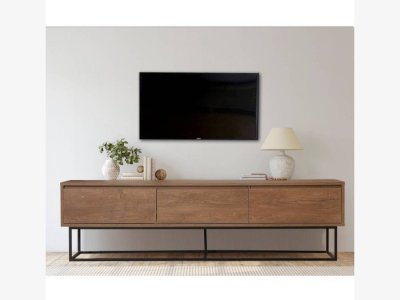Mueble TV en nogal oscuro modelo LLEIDA