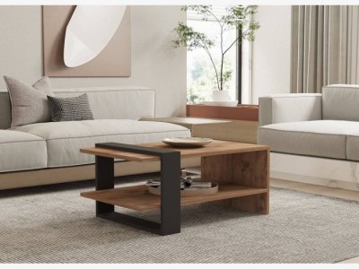 Mesa de centro en roble y antracita modelo TARRAGONA