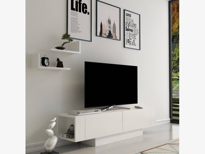 Mueble TV en blanco modelo...