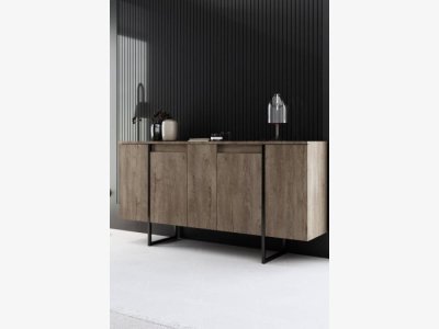 Mueble aparador en nogal modelo ARAGON