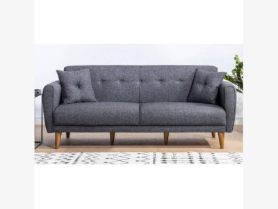 Sofá cama 3 plazas en gris modelo DAVID