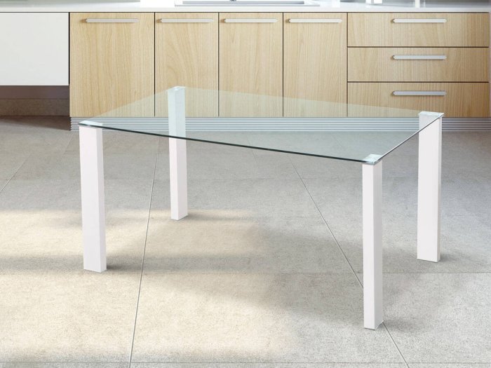 Mesa fija Denver blanca