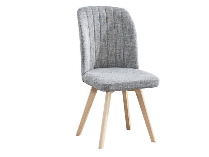 Silla de comedor con patas madera... Silla de comedor con patas madera...