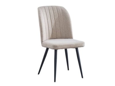 Silla de comedor con patas negras modelo BUCAREST