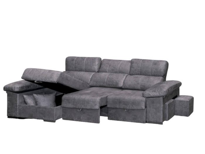 Sofá chaisselongue cama modelo GUEVERE